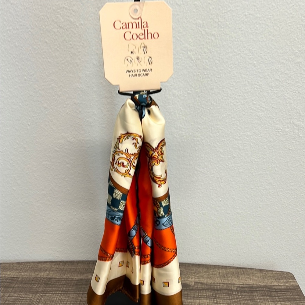 ⚜️ Camila Coelho Scarf 🧡🤎 - Picture 4 of 8